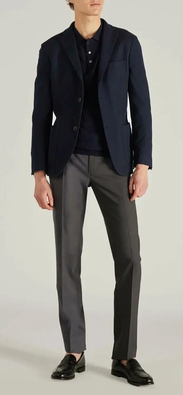 SLOWEAR - MONTEDORO JACKET / DARK BLUE / size IT46 , US 36R
